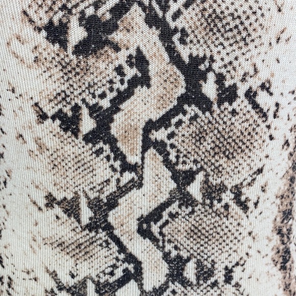 GENERATION LOVE SnakeSkin Mock Neck Bodycon Maxi - Picture 12 of 14